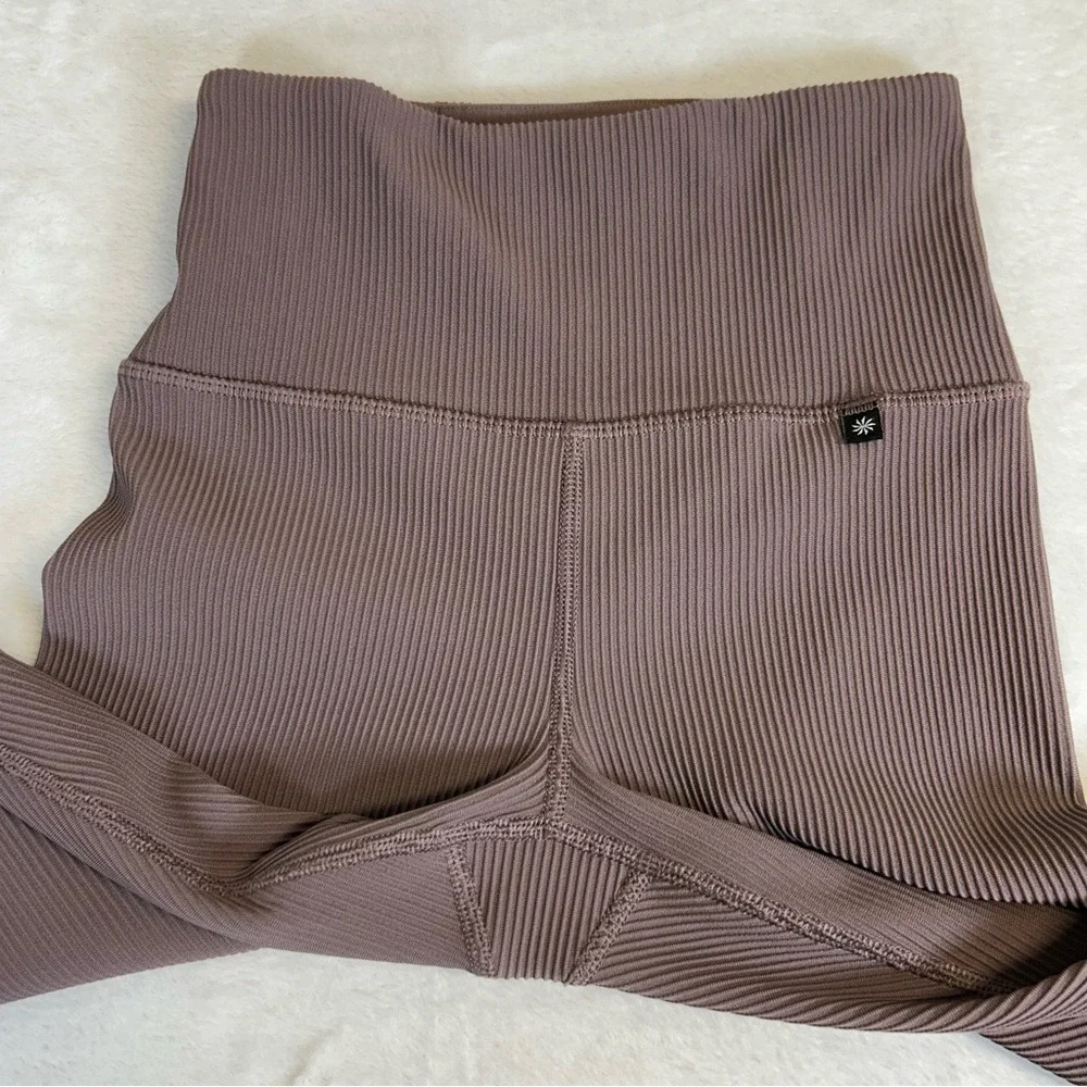 Athleta x Alicia Keys Elation Ribbed Tights Powervita Fabric Leggings Size‎ XS